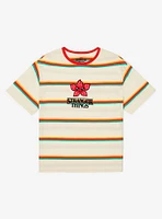 Stranger Things Chibi Demogorgon Striped Women’s T-Shirt - BoxLunch Exclusive