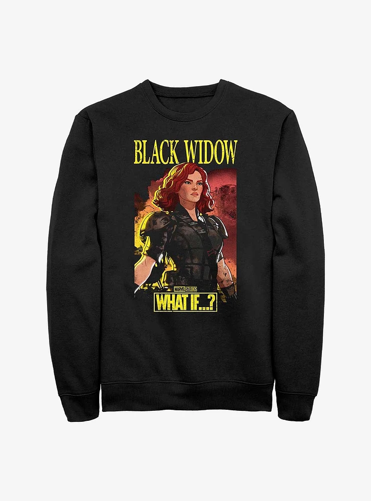 Marvel What If?? Black Widow Apocalyptic Suit Sweatshirt
