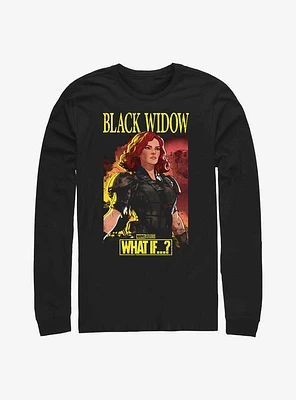 Marvel What If?? Black Widow Apocalyptic Suit Long-Sleeve T-Shirt