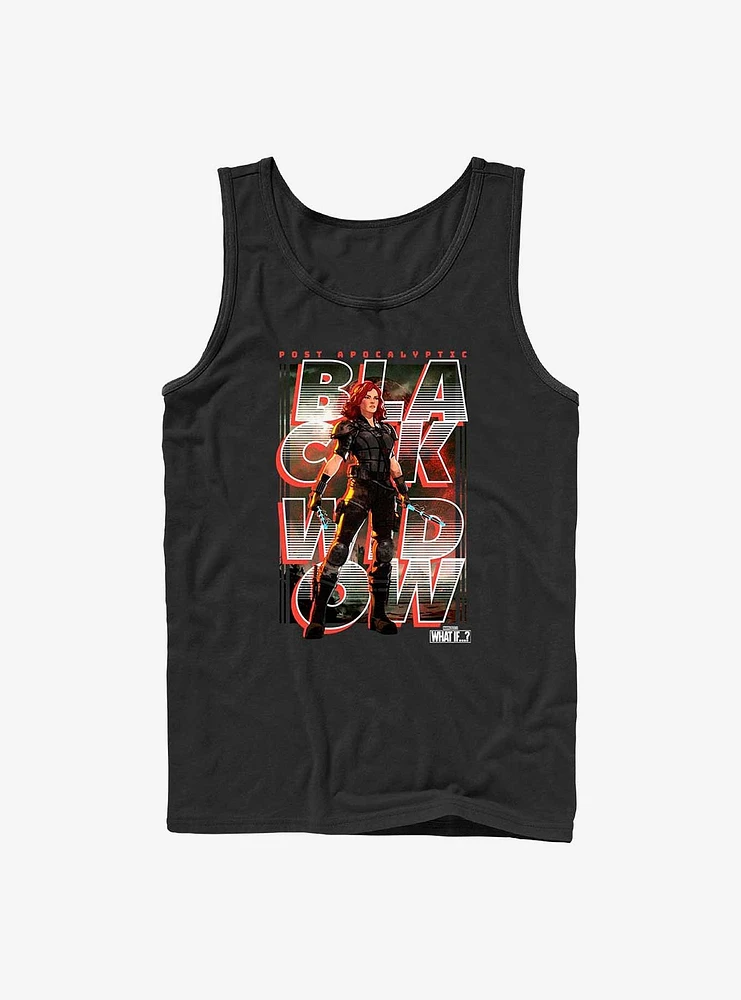 Marvel What If?? Black Widow Post Apocalyptic Key Art Tank Top