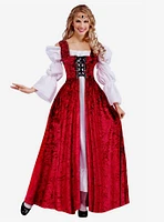 Medieval Lace Up Over Gown Costume Plus Size