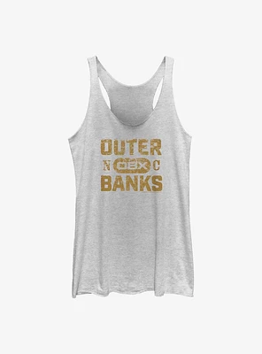 Outer Banks Distressed Type Girls Tank