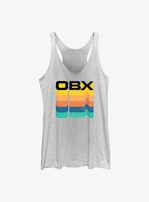 Outer Banks OBX Rainbow Stack Girls Tank