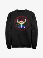 Disney Lilo And Stitch Ohana Means Family Rainbow Pride Sweatshirt