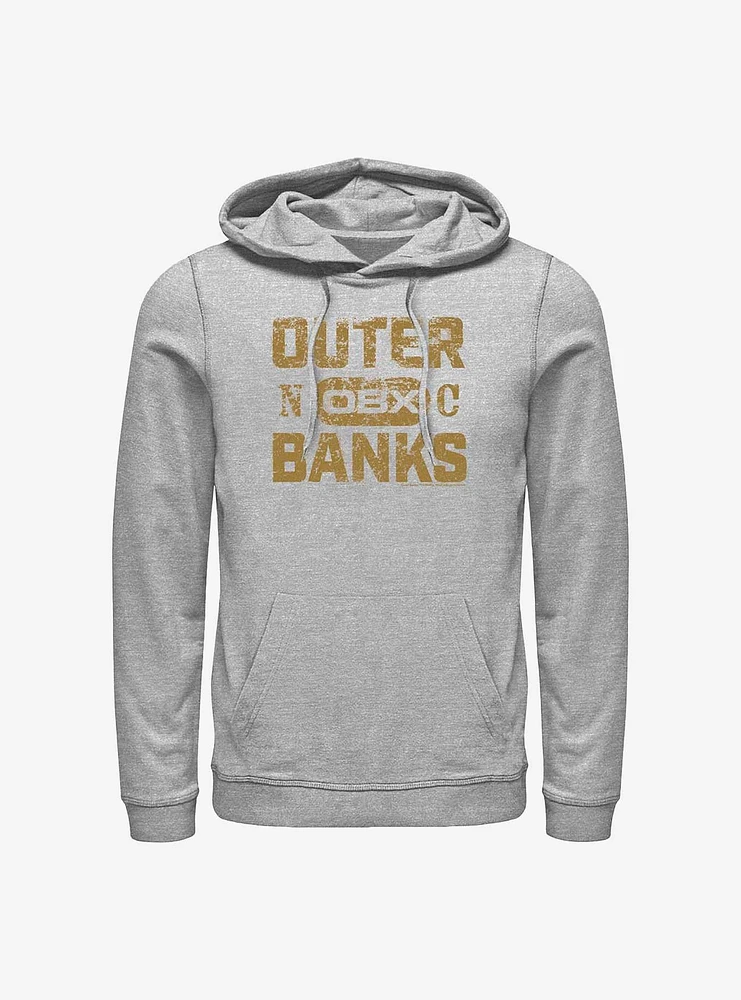 Outer Banks Distressed Type Hoodie