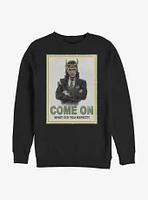 Marvel Loki President Poster Sweatshirt