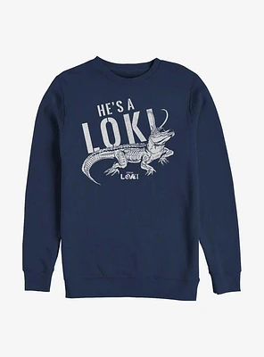 Marvel Loki Alligator Timeline Sweatshirt