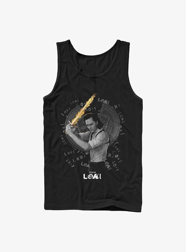 Marvel Loki Laevateinn Sword Tank Top