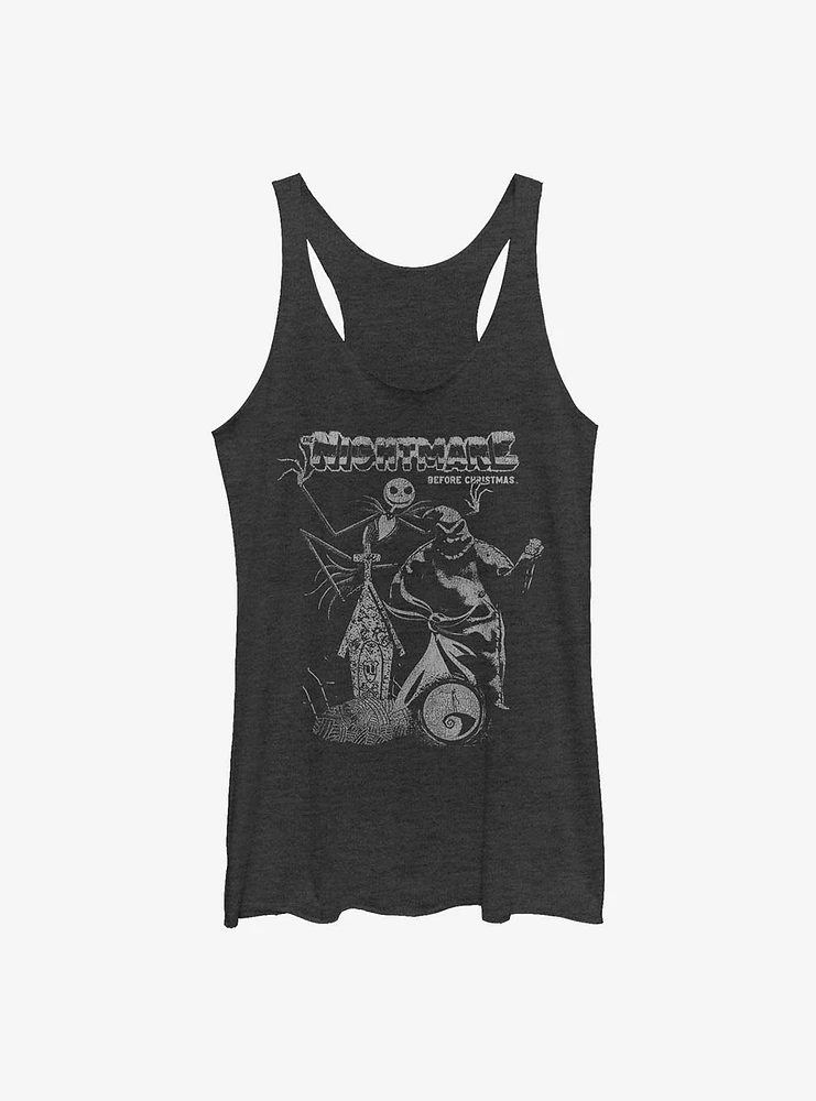 Disney The Nightmare Before Christmas Vintage Poster Girls Tank Top