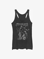 Disney The Nightmare Before Christmas Vintage Poster Girls Tank Top