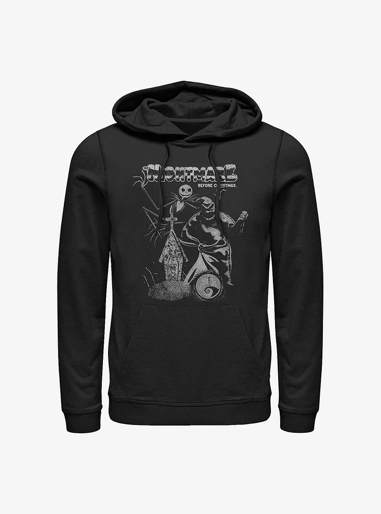 Disney The Nightmare Before Christmas Vintage Poster Hoodie