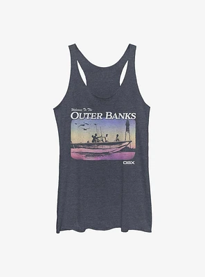 Outer Banks Destination Postcard Girls Tank