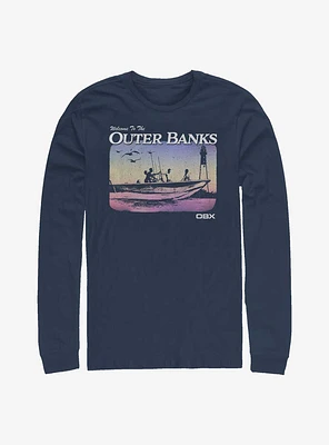 Outer Banks Destination Postcard Long-Sleeve T-Shirt
