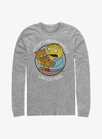 Simpsons Ralph's Cat Long-Sleeve T-Shirt