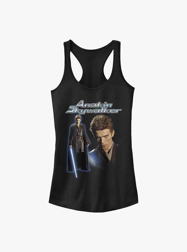 Star Wars Anakin Skywalker Lightsaber Girls Tank Top