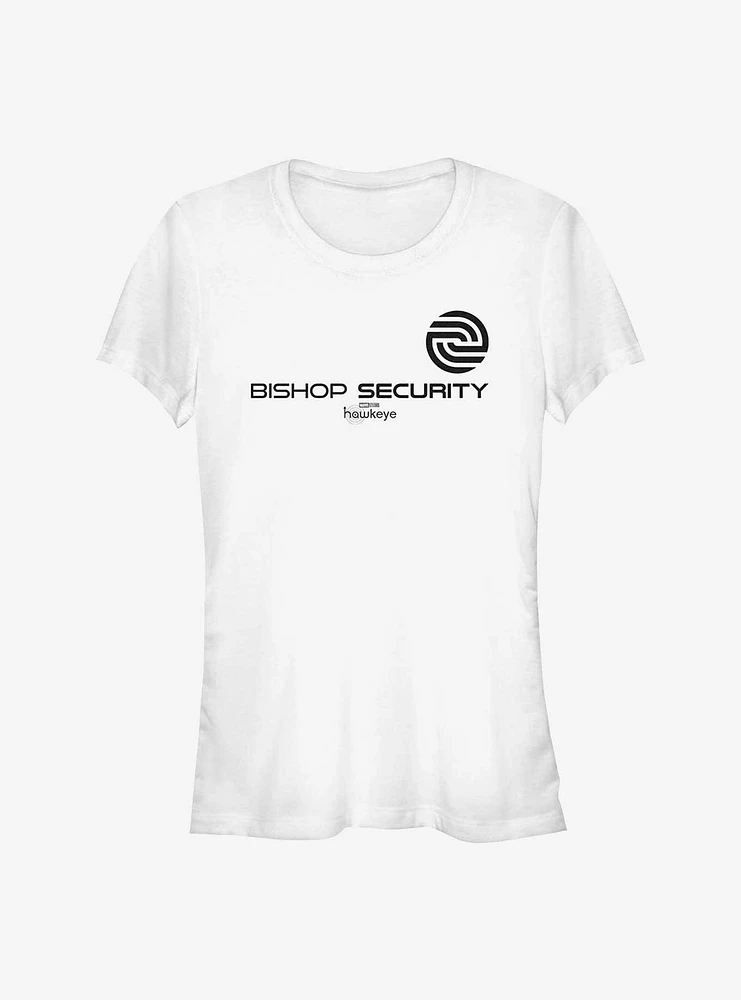 Marvel Hawkeye Bishop Security Logo Girls T-Shirt