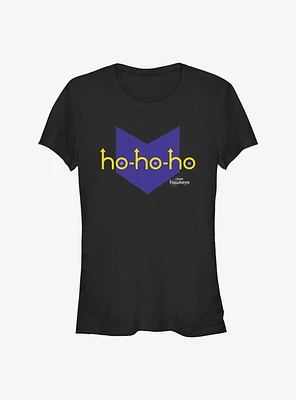 Marvel Hawkeye Hohoho Logo Girls T-Shirt