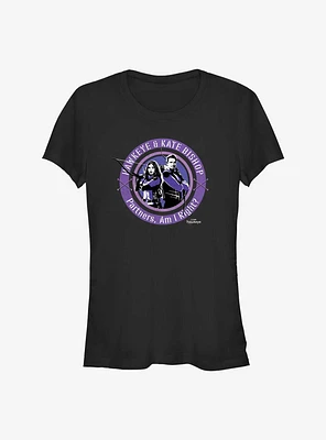 Marvel Hawkeye Kate Stamp Girls T-Shirt