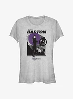 Marvel Hawkeye Red Moon Skyline Girls T-Shirt