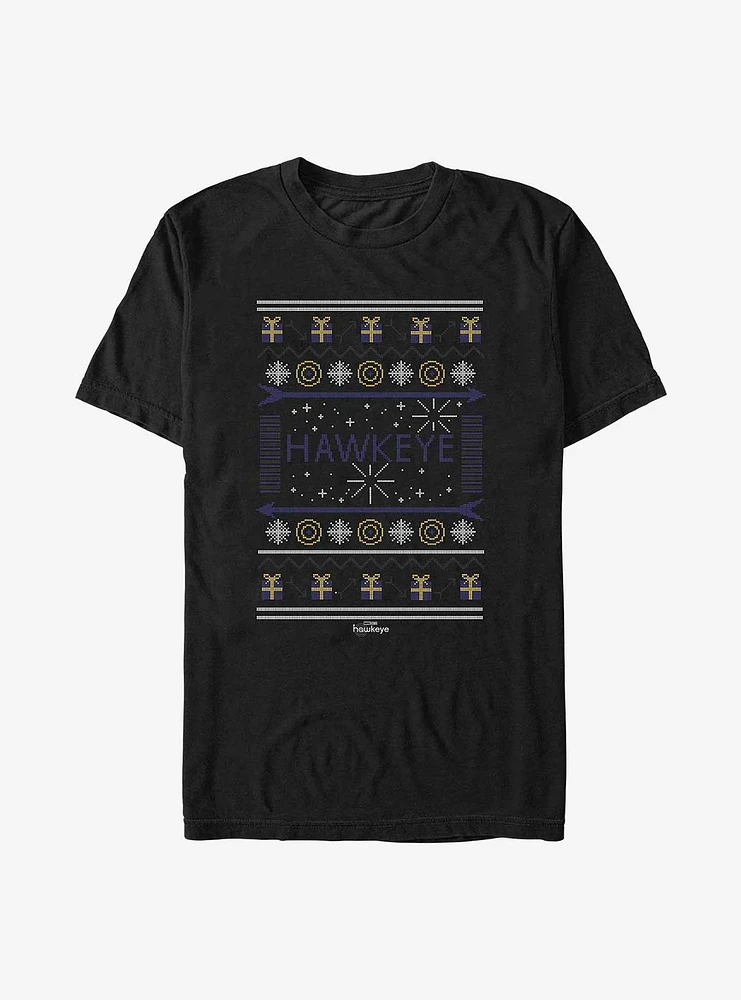 Marvel Hawkeye Christmas Sweater T-Shirt