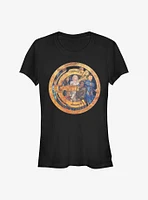 Marvel Eternals Badge Group Shot Girls T-Shirt