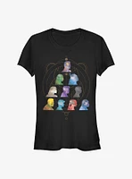 Marvel Eternals Silhouette Heads Girls T-Shirt