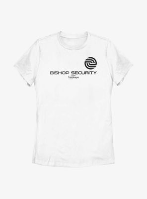 Marvel Hawkeye Bishop Security Logo Womens T-Shirt