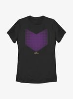 Marvel Hawkeye Halftone Logo Womens T-Shirt