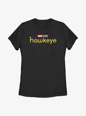 Marvel Hawkeye Logo Yellow Womens T-Shirt