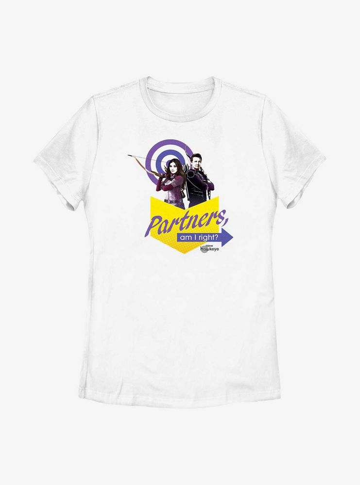 Marvel Hawkeye Partners Badge Womens T-Shirt