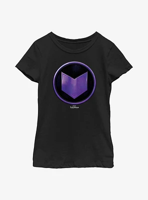 Marvel Hawkeye Arrow Badge Youth Girls T-Shirt