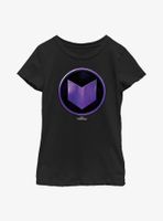 Marvel Hawkeye Arrow Badge Youth Girls T-Shirt