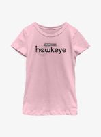 Marvel Hawkeye Black Logo Youth Girls T-Shirt