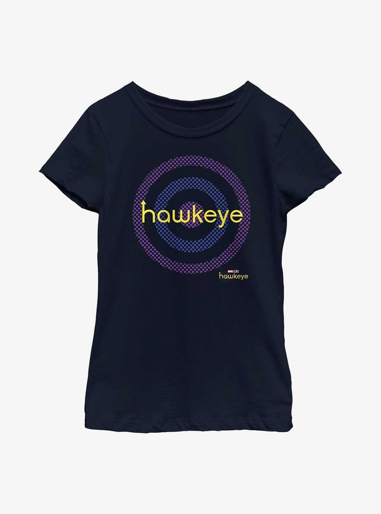 Marvel Hawkeye Bullseye Target Logo Youth Girls T-Shirt