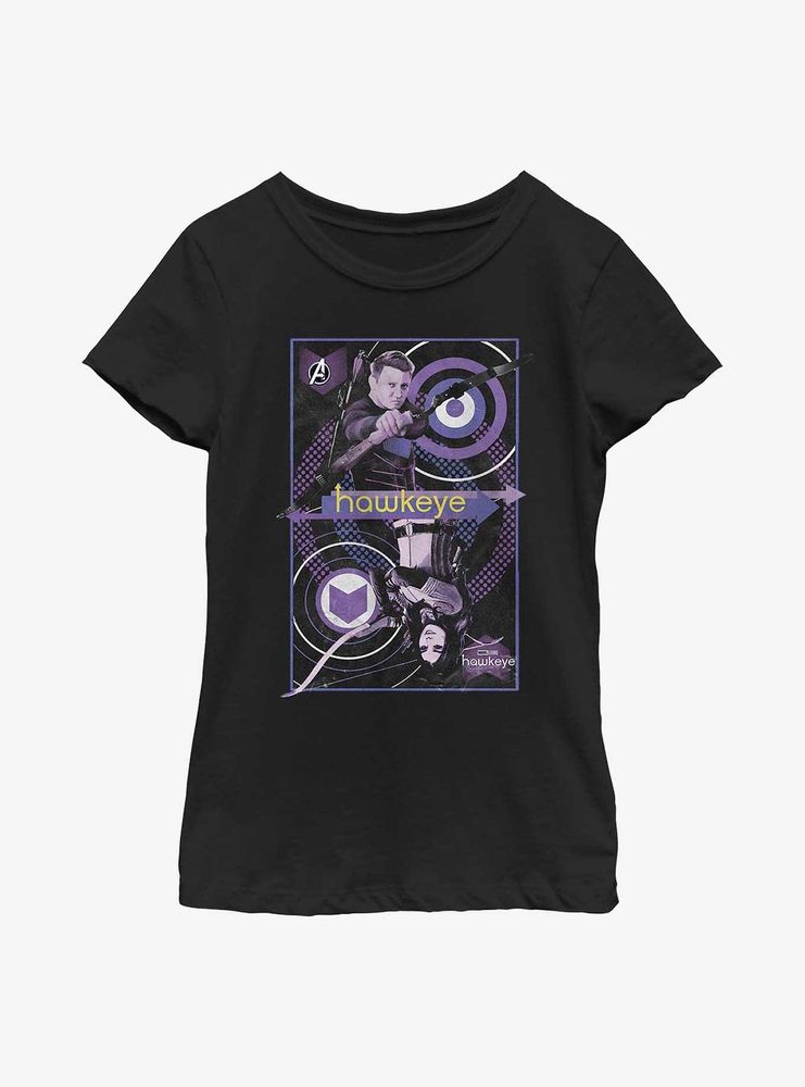 Marvel Hawkeye King of Arrows Youth Girls T-Shirt