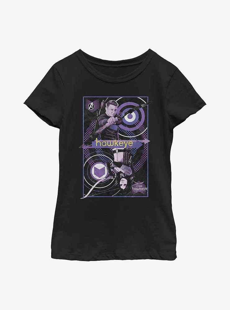 Marvel Hawkeye King of Arrows Youth Girls T-Shirt