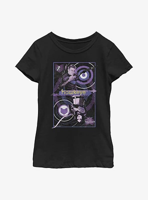 Marvel Hawkeye King of Arrows Youth Girls T-Shirt