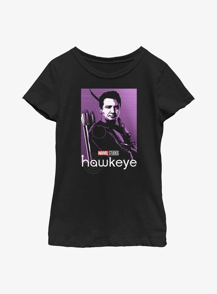 Marvel Hawkeye Poppin Youth Girls T-Shirt