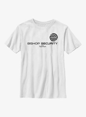 Marvel Hawkeye Bishop Security Logo Youth T-Shirt