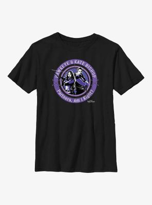 Marvel Hawkeye Kate Stamp Youth T-Shirt