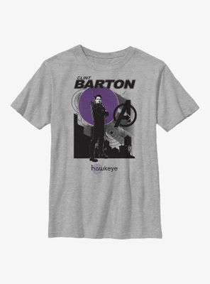 Marvel Hawkeye Moon Skyline Youth T-Shirt