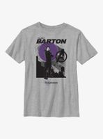 Marvel Hawkeye Moon Skyline Youth T-Shirt