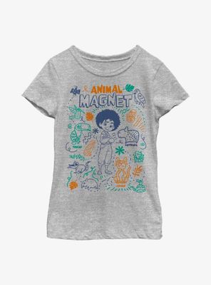 Disney Encanto Animal Magnet Youth Girls T-Shirt