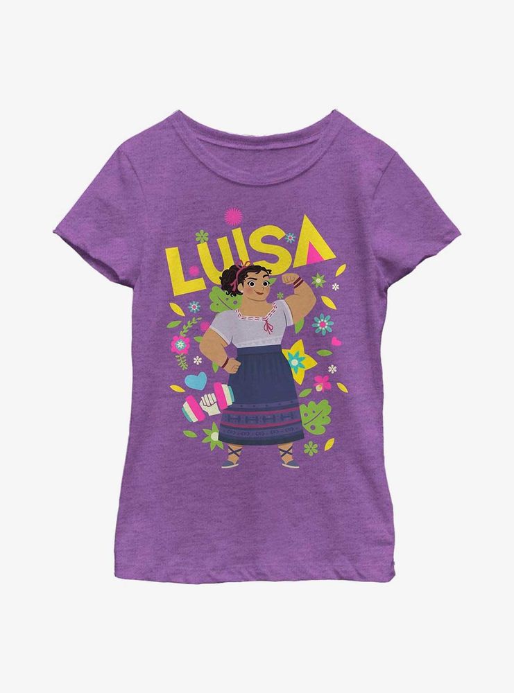 Disney Encanto Cutout Luisa Youth Girls T-Shirt