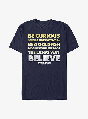 Ted Lasso Quote Stack T-Shirt