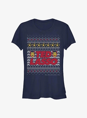 Ted Lasso Ugly Sweater Girls T-Shirt