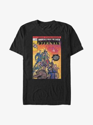 Marvel The Eternals Vintage Comic Book Cover T-Shirt