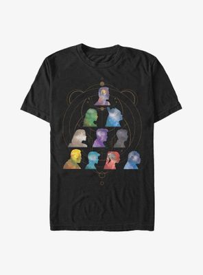 Marvel The Eternals Silhouette Pyramid Heads T-Shirt