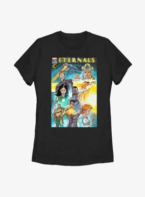 Marvel The Eternals Comic Book Cover Womens T-Shirt