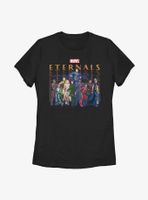 Marvel The Eternals Repeating Group Womens T-Shirt